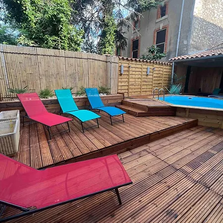Superbe Avec Piscine, 4 A * Vinassan